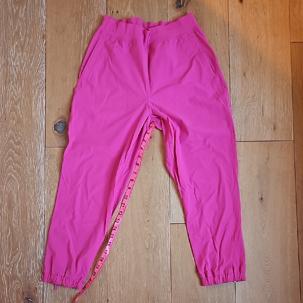 Vibrant Pink Casual Joggers